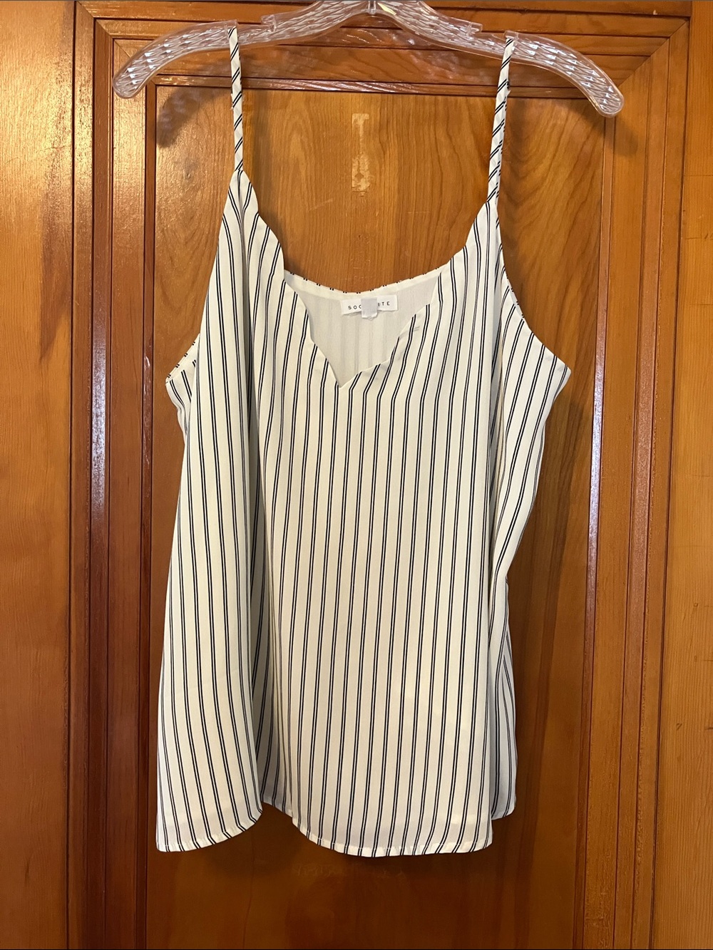 Socialite striped tank, XL